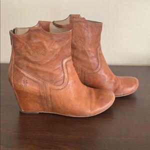 Frye Carson Wedge Bootie